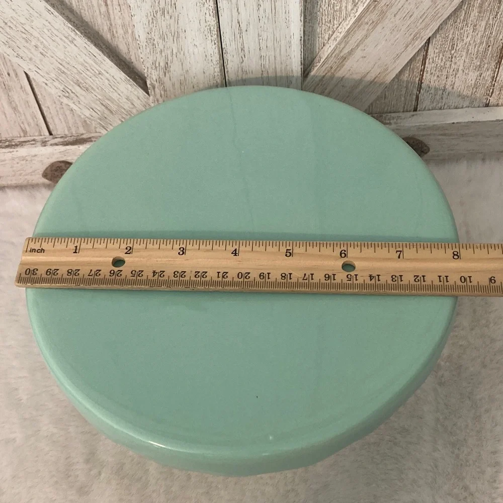 Target BP 2019 Scalloped Aqua Cake Stand